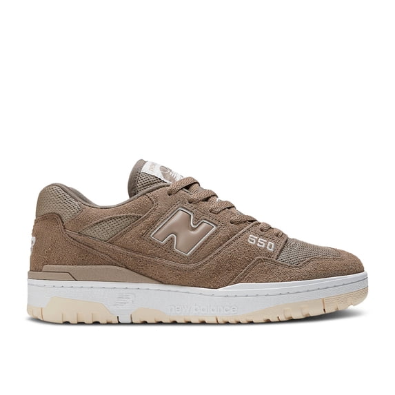 New Balance 550 Mens' Sneakers, Mushroom/Sea Salt/Macadamia Nut, Size 6