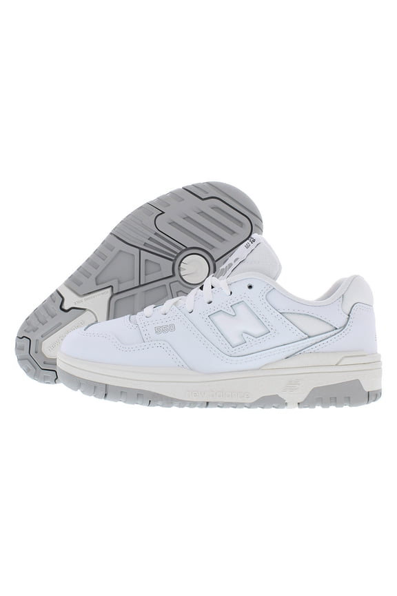 550 PS Boys Shoes Size 2.5, Color: White/White