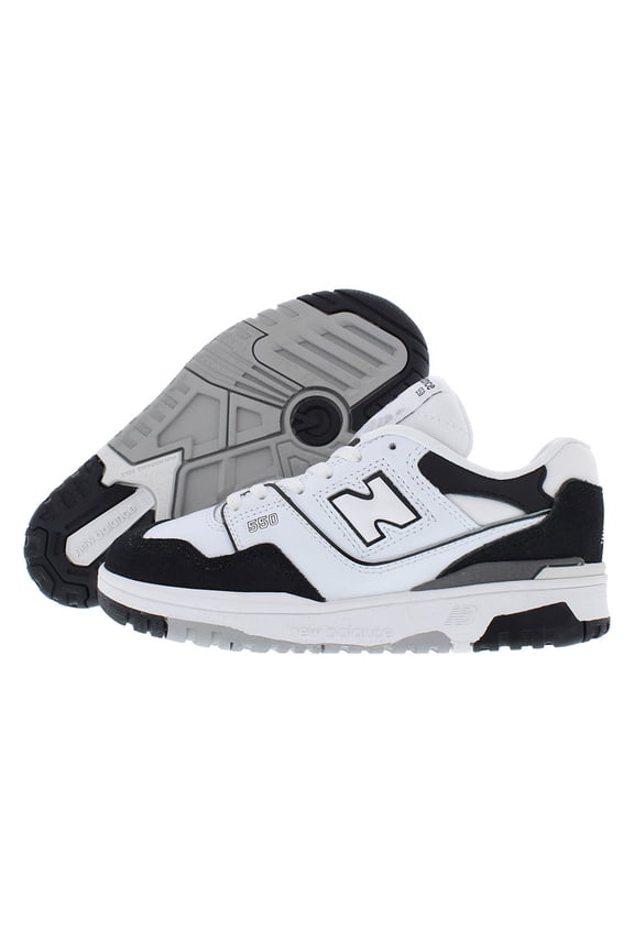 550 PS Boys Shoes Size 12, Color: White/Black