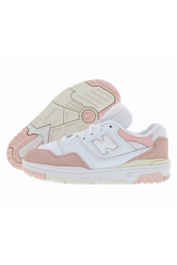 550 PS Girls Shoes Size 12, Color: White/Pink