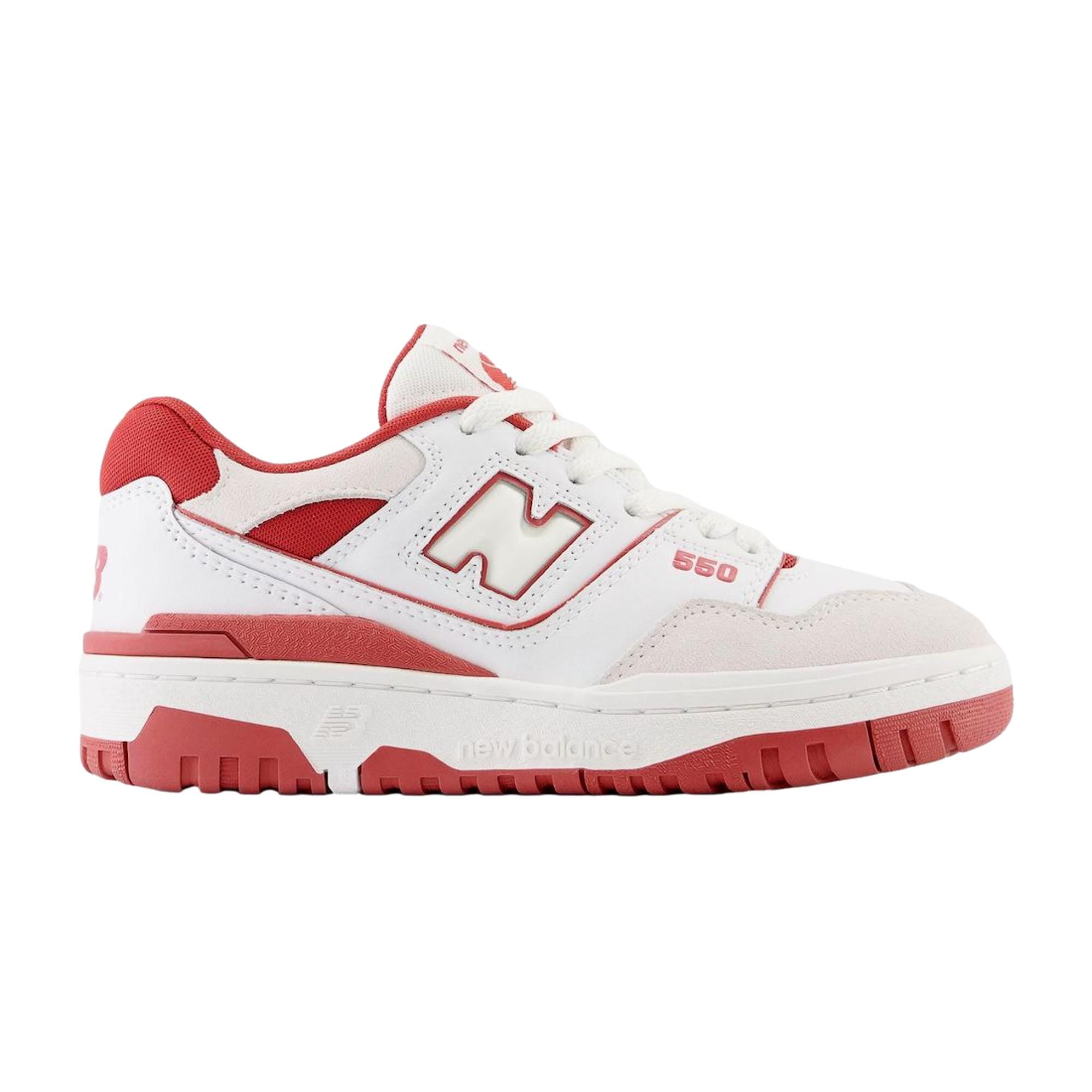 New Balance 550 White/Red BB550STF Men's Size 11 Medium