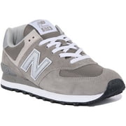 New Balance WL574EVG Womens 574 V2 Essential Sneaker, GREY/WHITE