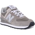thumbnail image 1 of New Balance 574 Core Sneakers in Grey/White | Women Low-Top - 8, 1 of 6