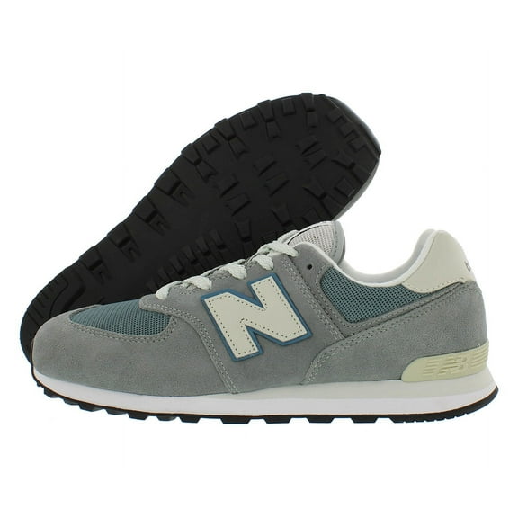 New Balance 574 GS Boys Shoes Size 6.5, Color: Grey/Blue