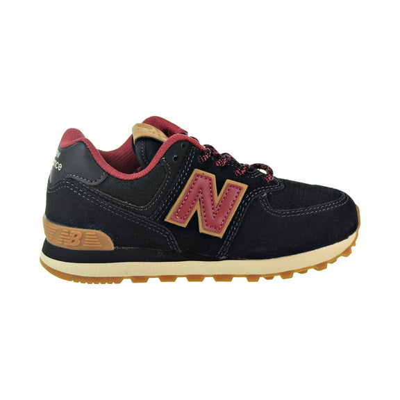 New Balance 574 Little Kids' Shoes Black/Earth Red pc574-tt