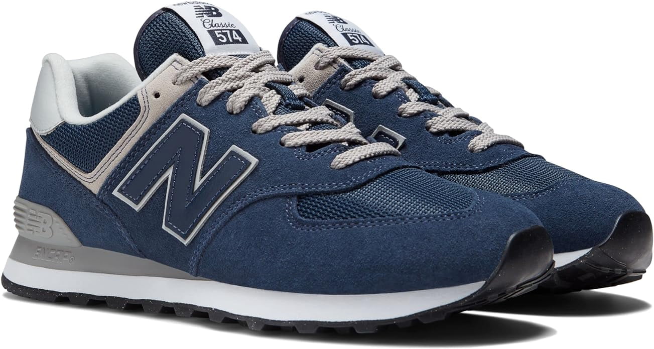 New Balance MLARZEN Mens Size‎ 12 Navy Blue Running Shoes Sneakers MLAZRV1 RARE SZ 12 - New Balance 574 Mens Sneaker 2023 ML574EVN  main image 3