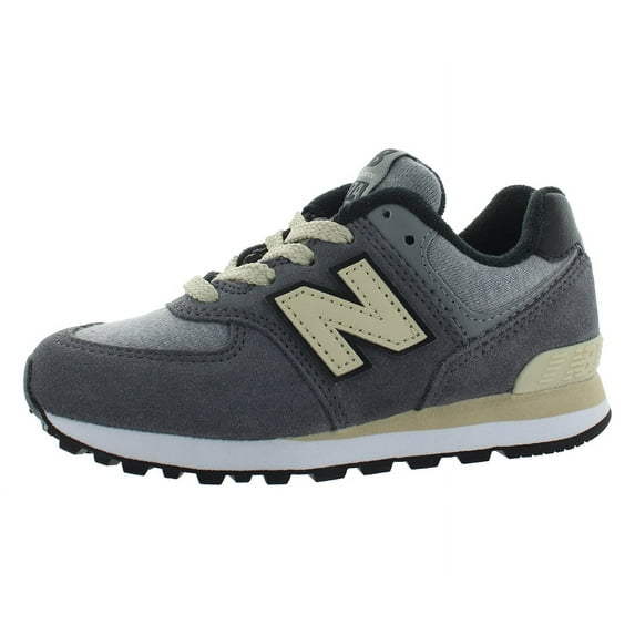 New Balance 574 PS Girls Shoes Size 11, Color: Grey/Beige