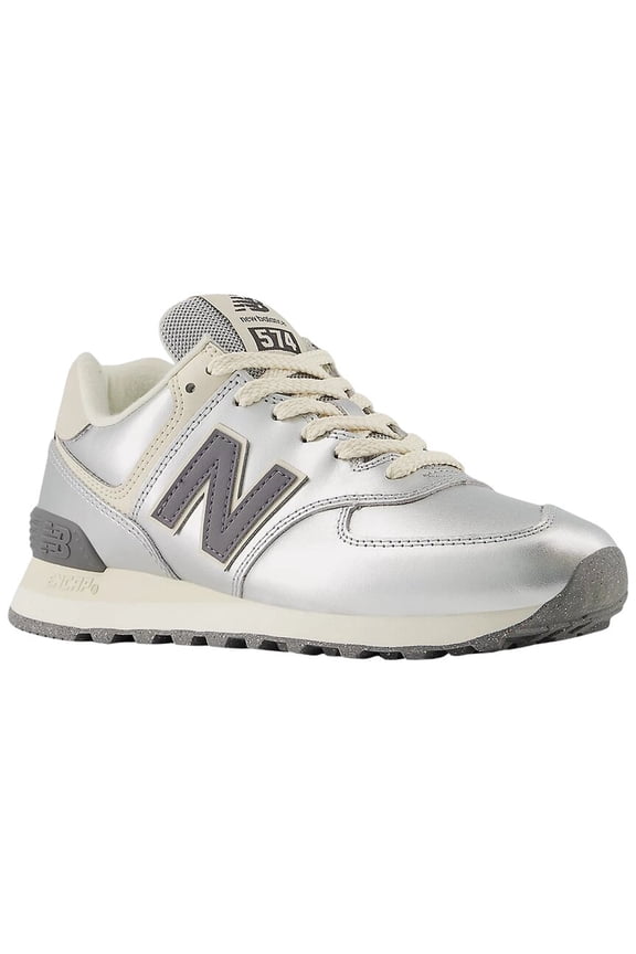 574 Suede-Trim Sneaker, 6