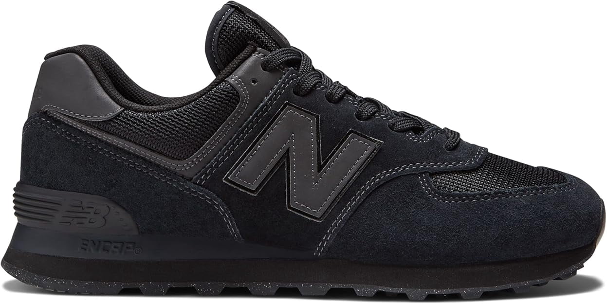 New Balance 574 Classic Black Size 7 GC574GL New Balance 574EVB Classics – 2BigFeet main image 2