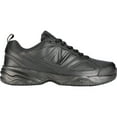 thumbnail image 1 of New Balance Mens 2E WIDE Slip Resistant Industrial Shoes Leather Work - Black, 1 of 4