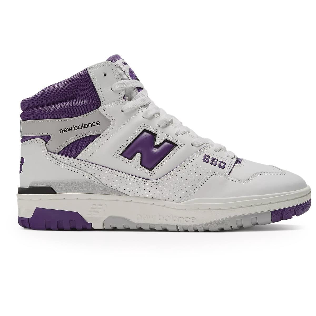New Balance 650 Mens Shoes Size 10.5, Color: White/Black 
