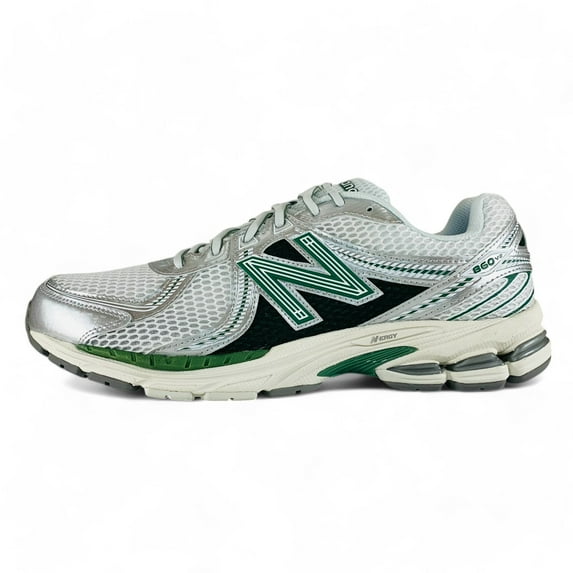 New Balance 860v2 Northern Lights Pack Mallard Green White Green Men's Shoes Sneakers ML860GP2, Men's U.S. Shoe Size 11