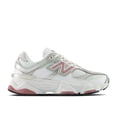thumbnail image 1 of New Balance 9060 Lace Big Kid Shoes, NB 103 WHITE / ROSEWOOD, Size 5.5, 1 of 1