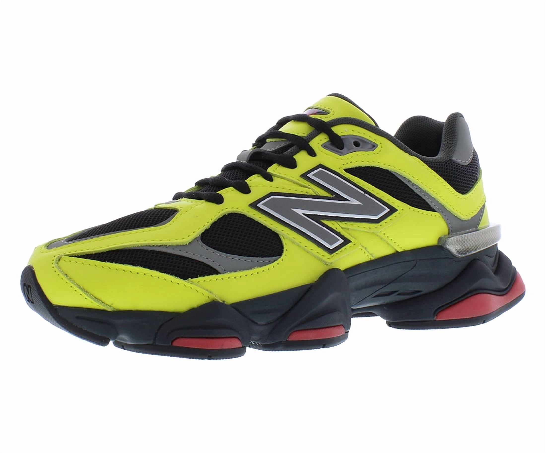 New Balance 9060 Mens Shoes Size 8, Color: Yellow/Grey/Black