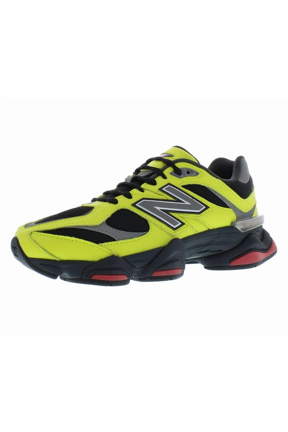 9060 Mens Shoes Size 8, Color: Yellow/Grey/Black