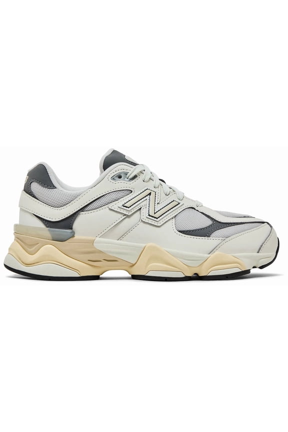 Big Kid's New Balance 9060 White Grey (GC9060GA) - 6