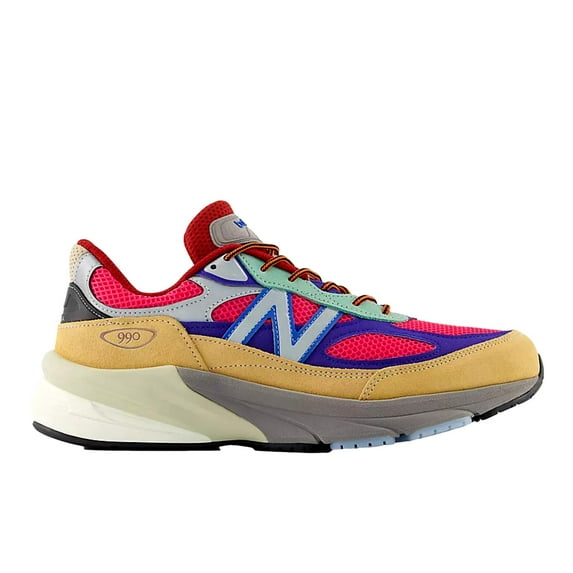 New Balance 990 V6 Beige / Purple / Pink U990AT6 Men's Size 9
