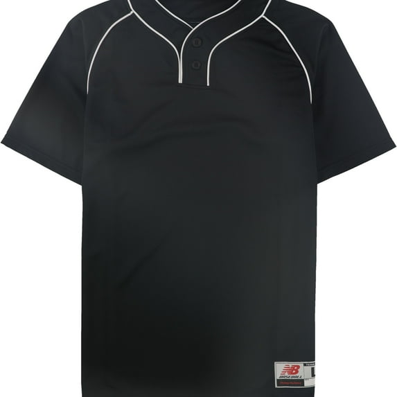 New Balance Boys Baseball Jersey, Black, Big Kids (8-20), S