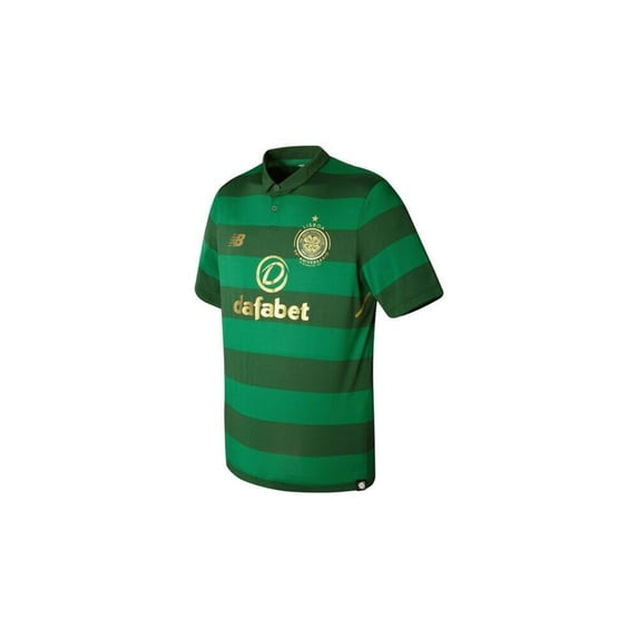 New Balance Celtic FC 2017 - 2018 Away Soccer Jersey- Forest Green L