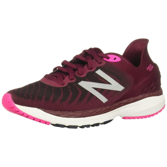 New Balance Fresh Foam 860 V11 Running Shoe, Garnet/Pink Glo, 10.5 Wide US Unisex Little_Kid