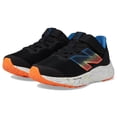 thumbnail image 1 of New Balance Fresh Foam Arishi V4 Bungee Lace with Top Strap Running Shoe, Black/Real Pink/Chrome Blue, 3 Wide US Unisex Little_Kid, 1 of 1