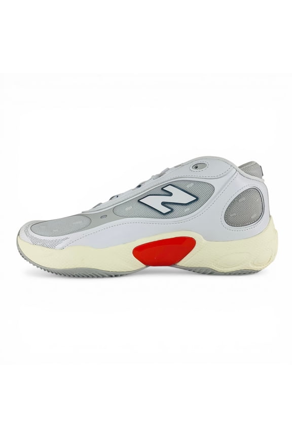 Fresh Foam BB v3 White Blast Red Men's Wide 2E Basketball Shoes BBFRSTH3, Men's U.S. Shoe Size 11