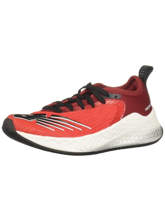 Fresh Foam Fast V2 Lace-up Running Shoe, Velocity Red/Nb Scarlet/Silver Metallic, 10.5 US Unisex Little Kid