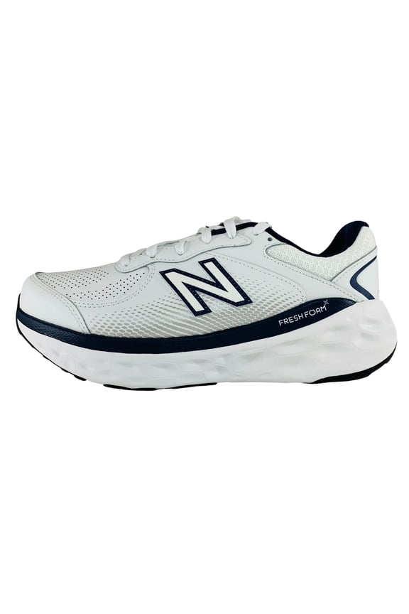 Fresh Foam X 840F White Team Navy Men's Running Shoes MW840FW1, Men's U.S. Shoe Size 10