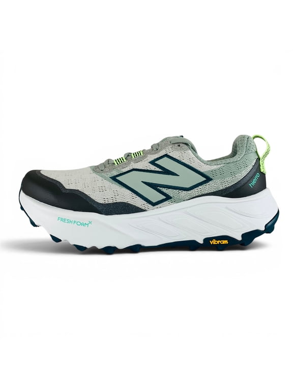 Fresh Foam X Hierro v9 Grey Matter Medusa Green Men's Extra Wide 4E Trail Running Shoes MHIER8R9, Men's U.S. Shoe Size 9