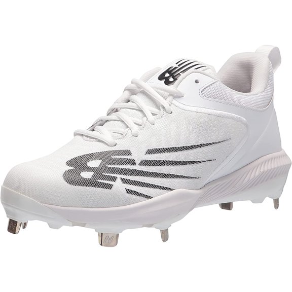 New Balance Men's FuelCell 4040 V6 Metal Baseball Shoe 6.5 White/Black