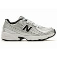 thumbnail image 1 of New Balance Kid's 740 Bungee Lace Grey Black Shoes, from StockX, 1 of 2