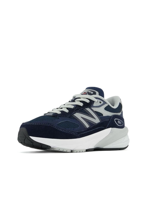 Kid's 990 V6 Sneaker, Navy/Silver, 5 Medium US