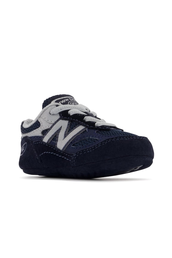 Kid's 990 V6 Sneaker, Navy/Silver, 7.5 Wide US