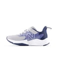 thumbnail image 1 of New Balance Kid's Rave Run V2 Hook & Loop Running Shoe, Raincloud/Dream State/Nb Navy, 11.5 XW Little Kid, 1 of 1