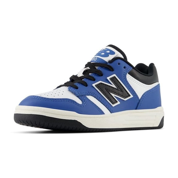 New Balance Kids 480 V1 Lace-up Sneaker, Blue Agate/White, 7 US Unisex Big