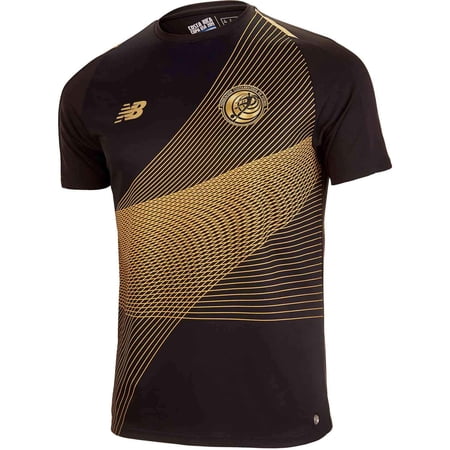 New Balance Kids' Costa Rica Short Sleeve Jersey, Gold Cup, Large