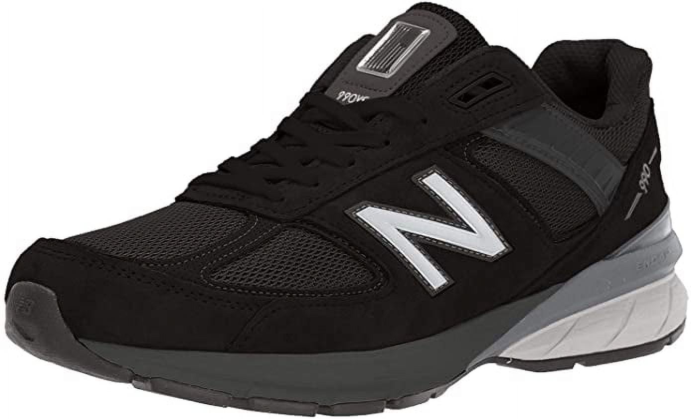 New Balance M990BK5: Men's 990BK5 Black/Silver Sneaker