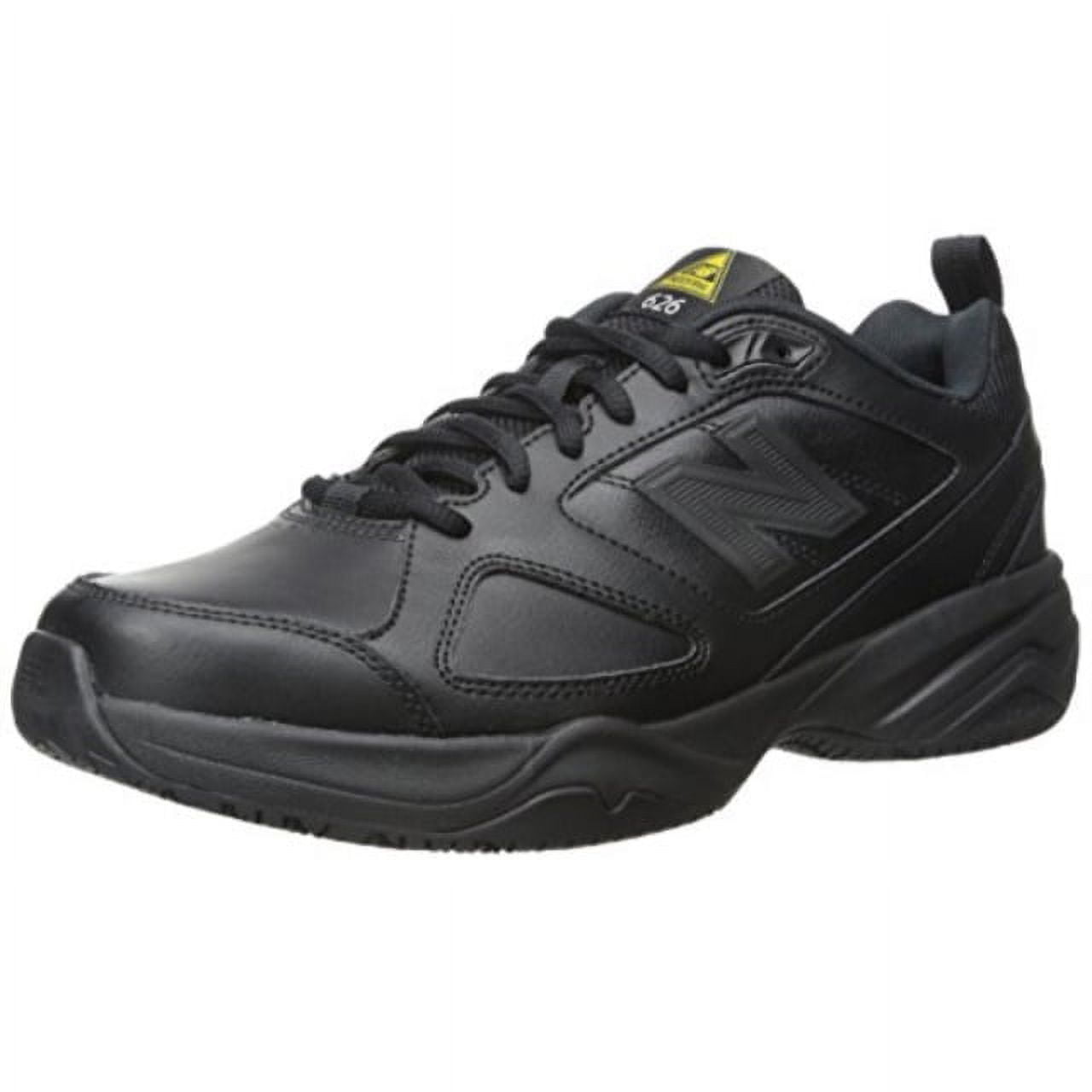 New balance mens store black work shoes