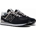 thumbnail image 1 of New Balance ML574EVB: Men's 574 Core Sneaker, BLACK/WHITE, WIDE, 1 of 1