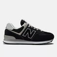 thumbnail image 1 of New Balance ML574EVB: Men's 574 Core Sneaker, BLACK/WHITE, 1 of 5