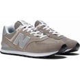 thumbnail image 1 of New Balance ML574EVG: Men's 574 V1 Core, GREY/WHITE, WIDE, 1 of 15