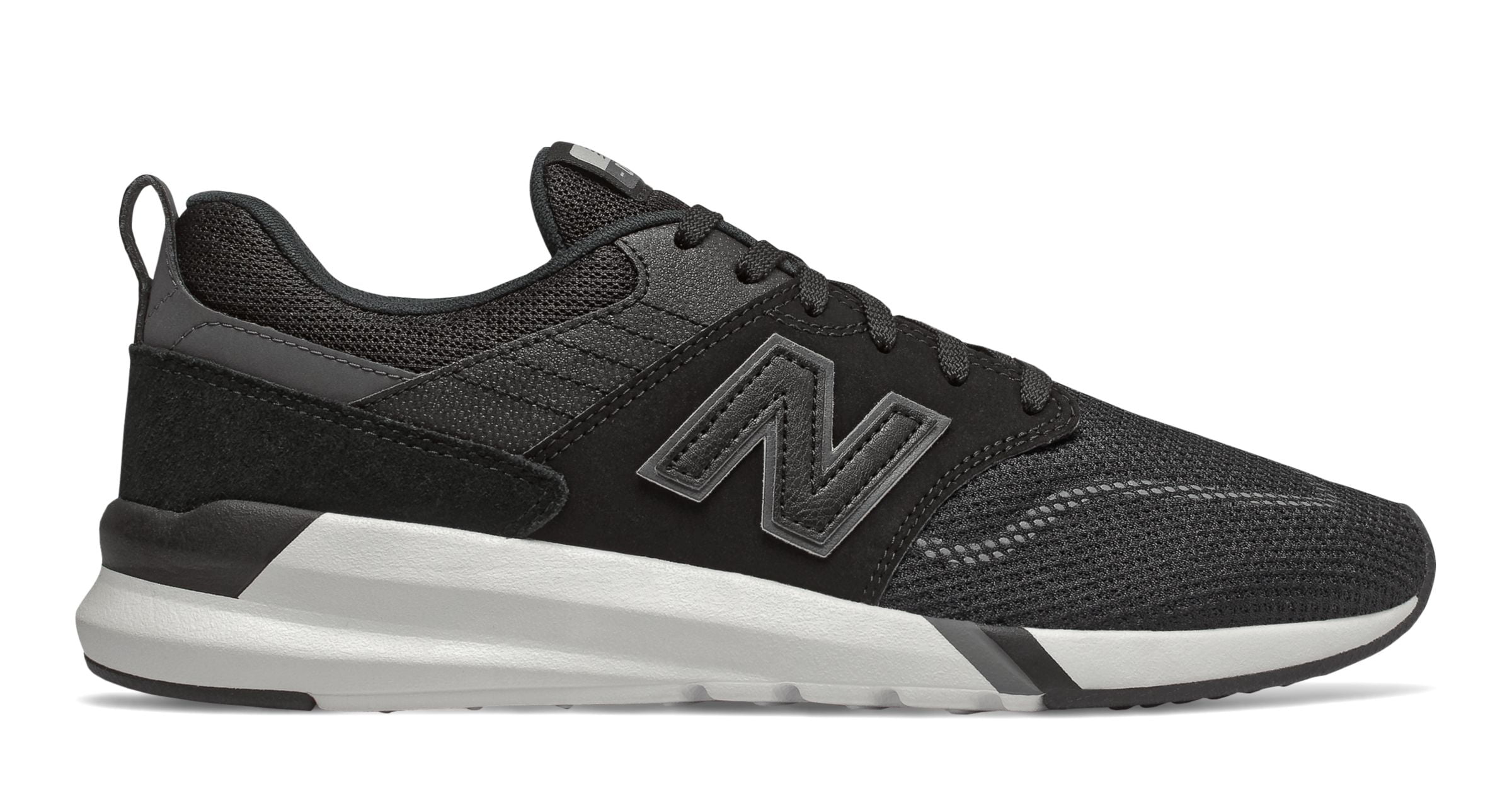 New Balance Men's 009 Shoes Black with Grey - Walmart.com