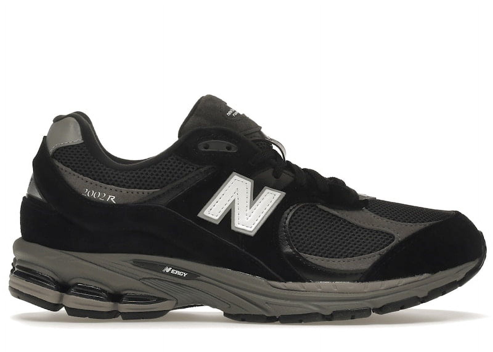 2002 R Gray New Balance Men's 2002R Black Dark Grey White Shoes, from StockX ...