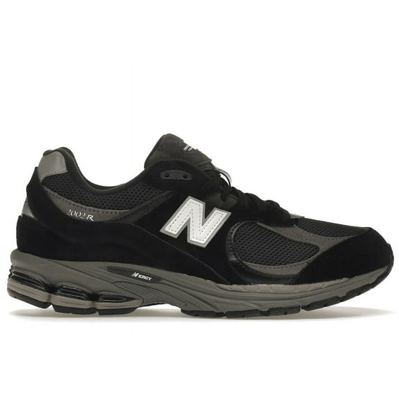 New Balance Men's 2002R Black Dark Grey White Shoes, from StockX