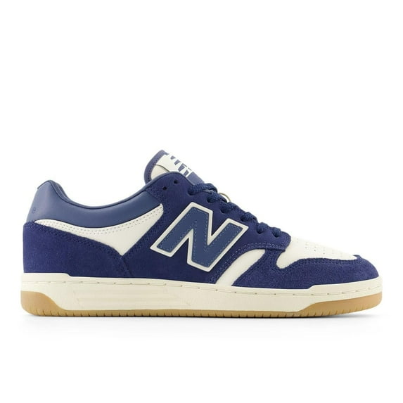 New Balance Men's 480 Sneakers, Nb Navy/Linen/Vintage Indigo, Blue, 8 Medium US