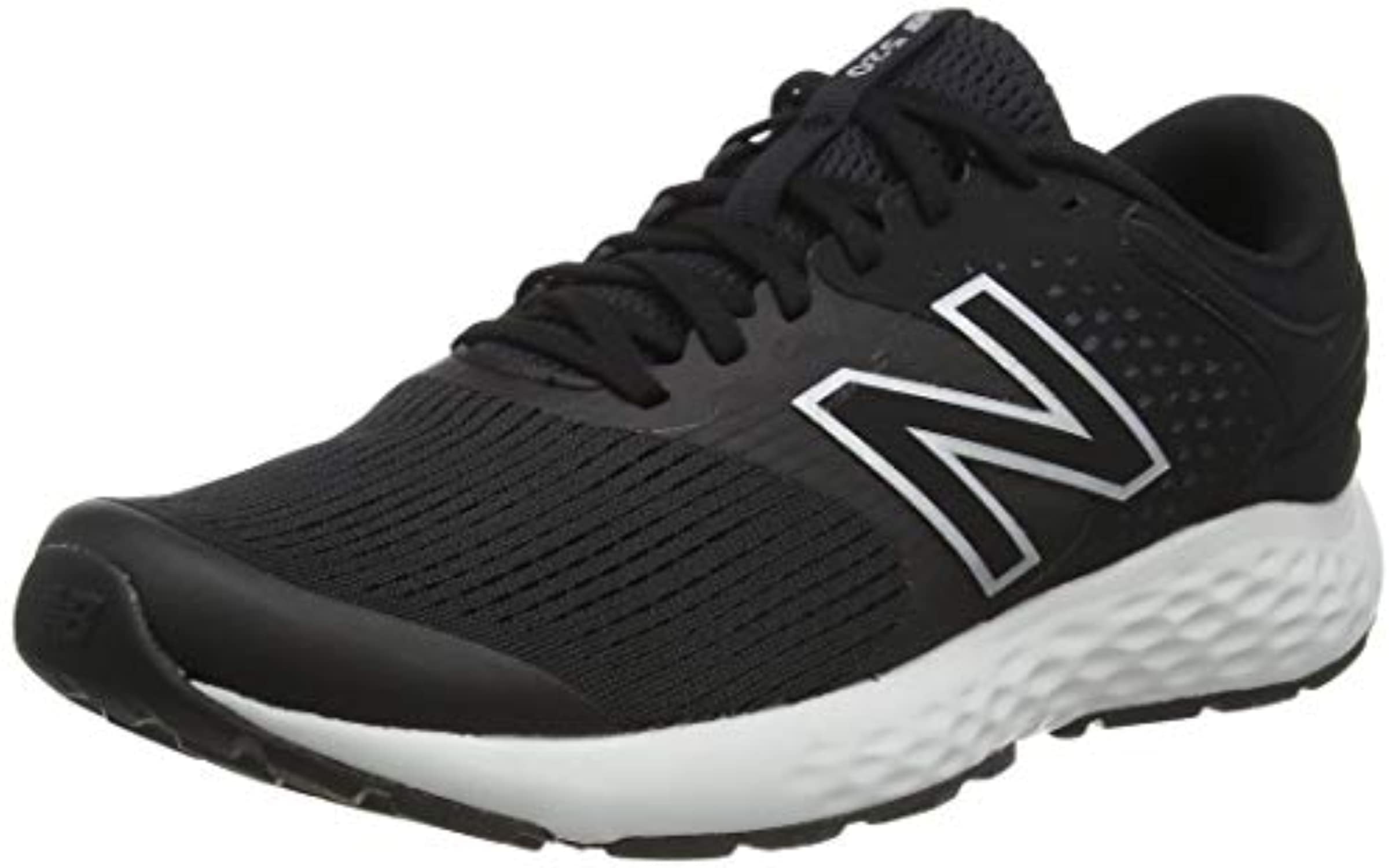 New Balance Men's 520 V7 Running Shoe, Black/White, 9 - Walmart.com