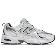 New Balance Mens 530 White Silver Navy Casual Shoe