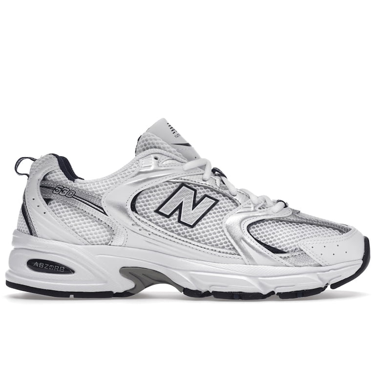 靴 New Balance 530 White Silver Navy New Balance Men's 530 White Silver Navy Running Shoes, from StockX