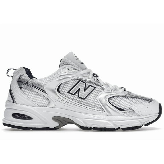 New Balance Men's 530 White Silver Navy Running Shoes, from StockX