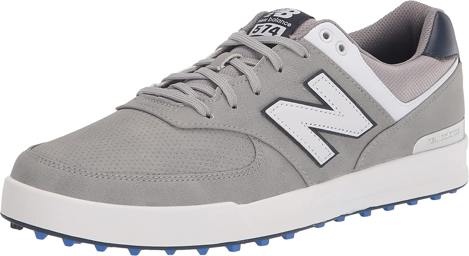 New Balance Men's 574 Greens Golf Shoes Grey/White 4E 12 - Walmart.com